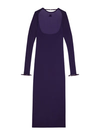 23pcs RELIQUAT 250€ / Robe longue lingerie 2nd peau - Purple
