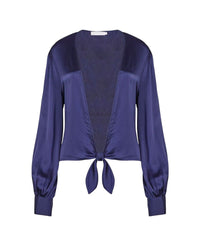 Blouse Rosace cache-cœur - Dark Navy