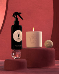 Bougie Apothecary en porcelaine - Rose Noire