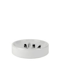 Tema e Variazioni n°15 round porcelain ashtray - Black & White
