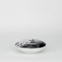 Tema e Variazioni n.139 round porcelain box - Black & White