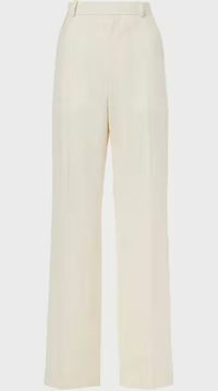 Straight Leg Trouser - Off White