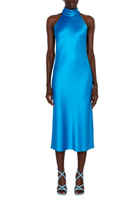 Cropped Sienna Dress - Hague Blue