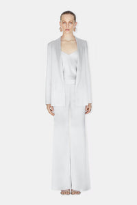 Julianne Satin Blazer - Platinum