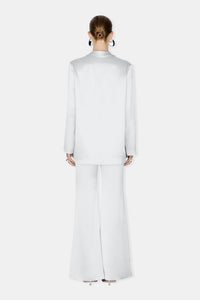 Julianne Satin Blazer - Platinum