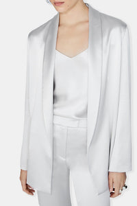 Blazer Julianne en satin - Platinum