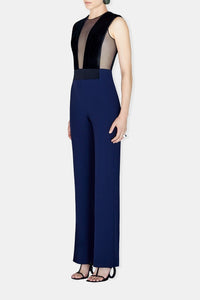 Gwyneth Jumpsuit - Black & Midnight
