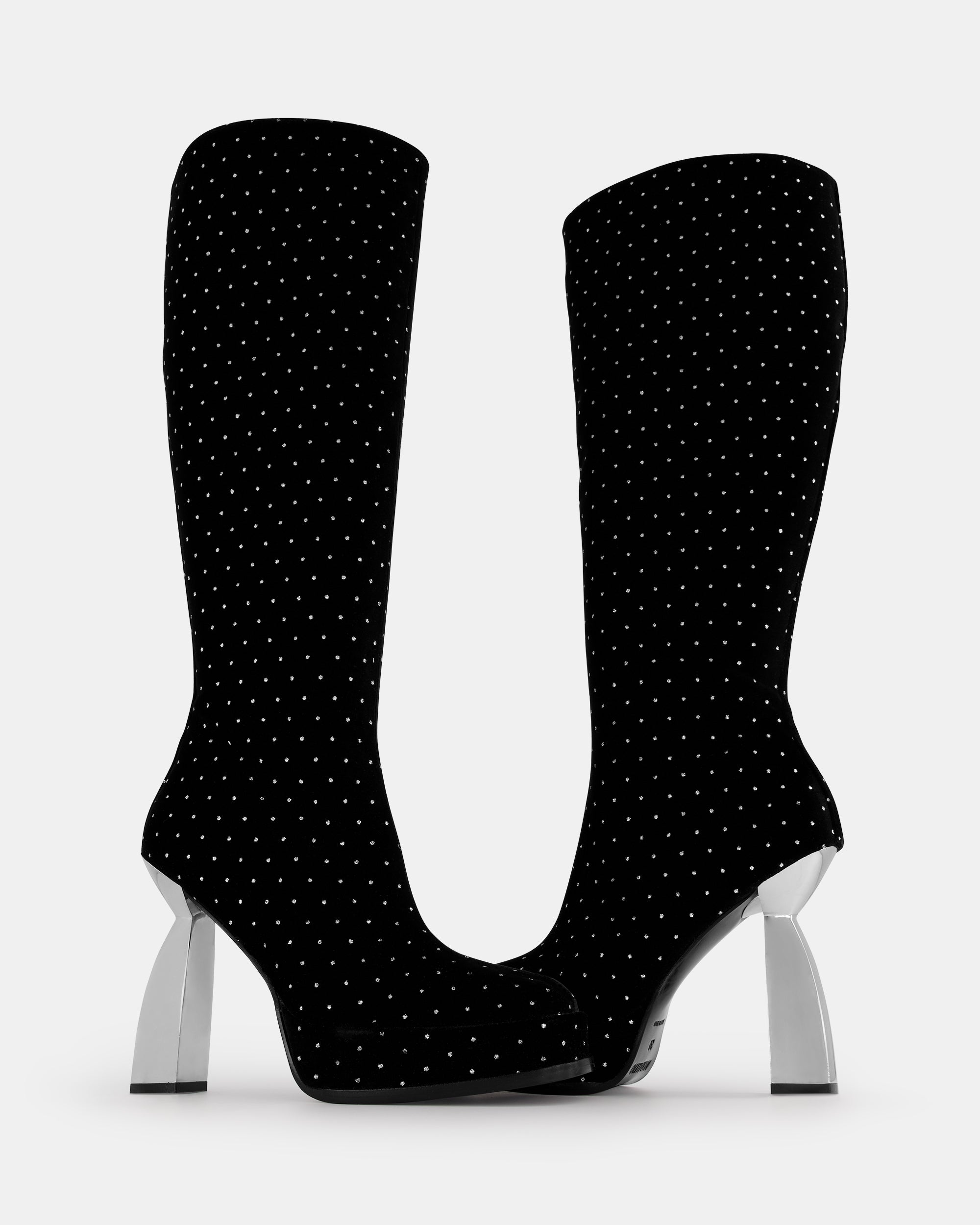 Angel S 120 boots - Black crystal