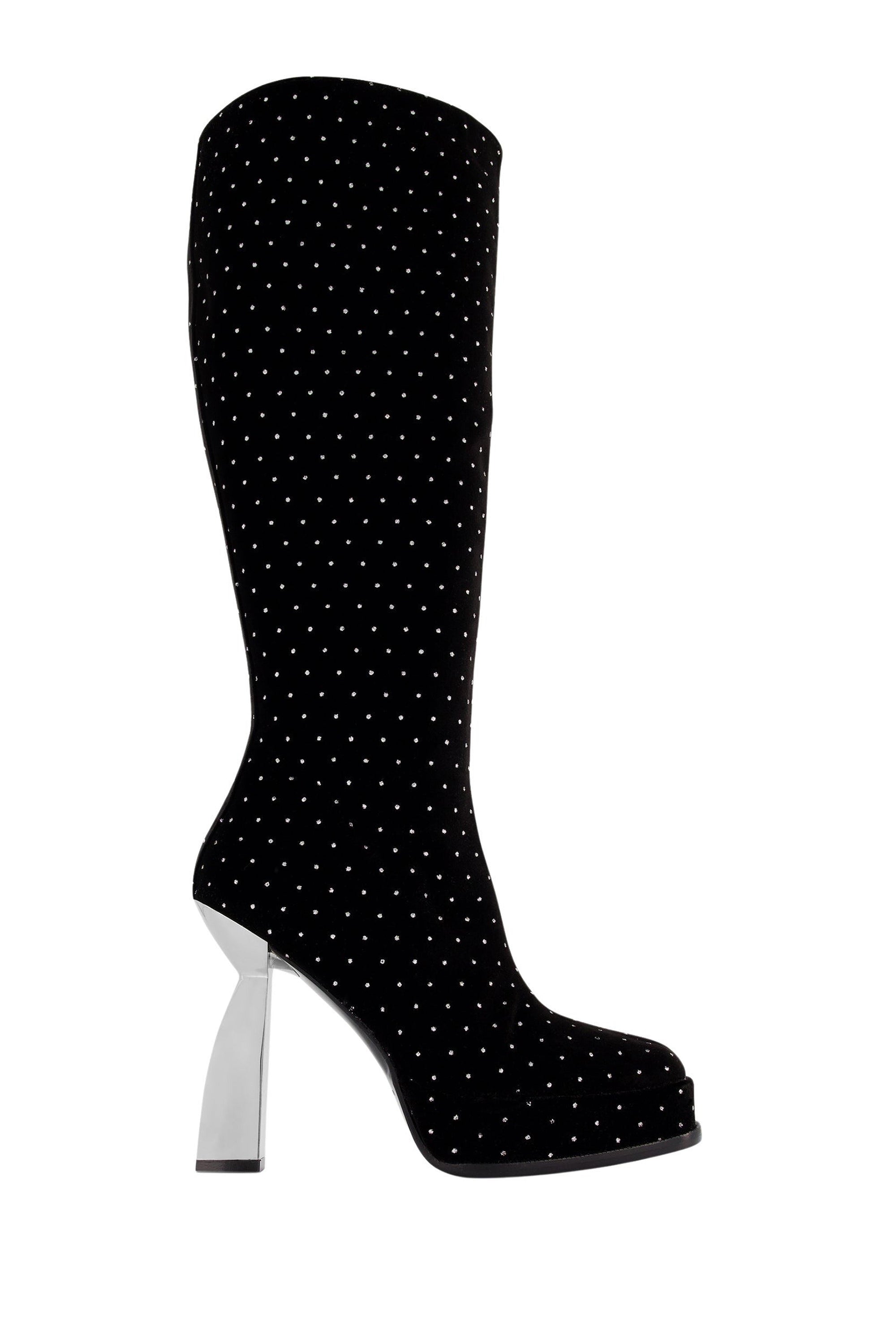 Angel S 120 boots - Black crystal