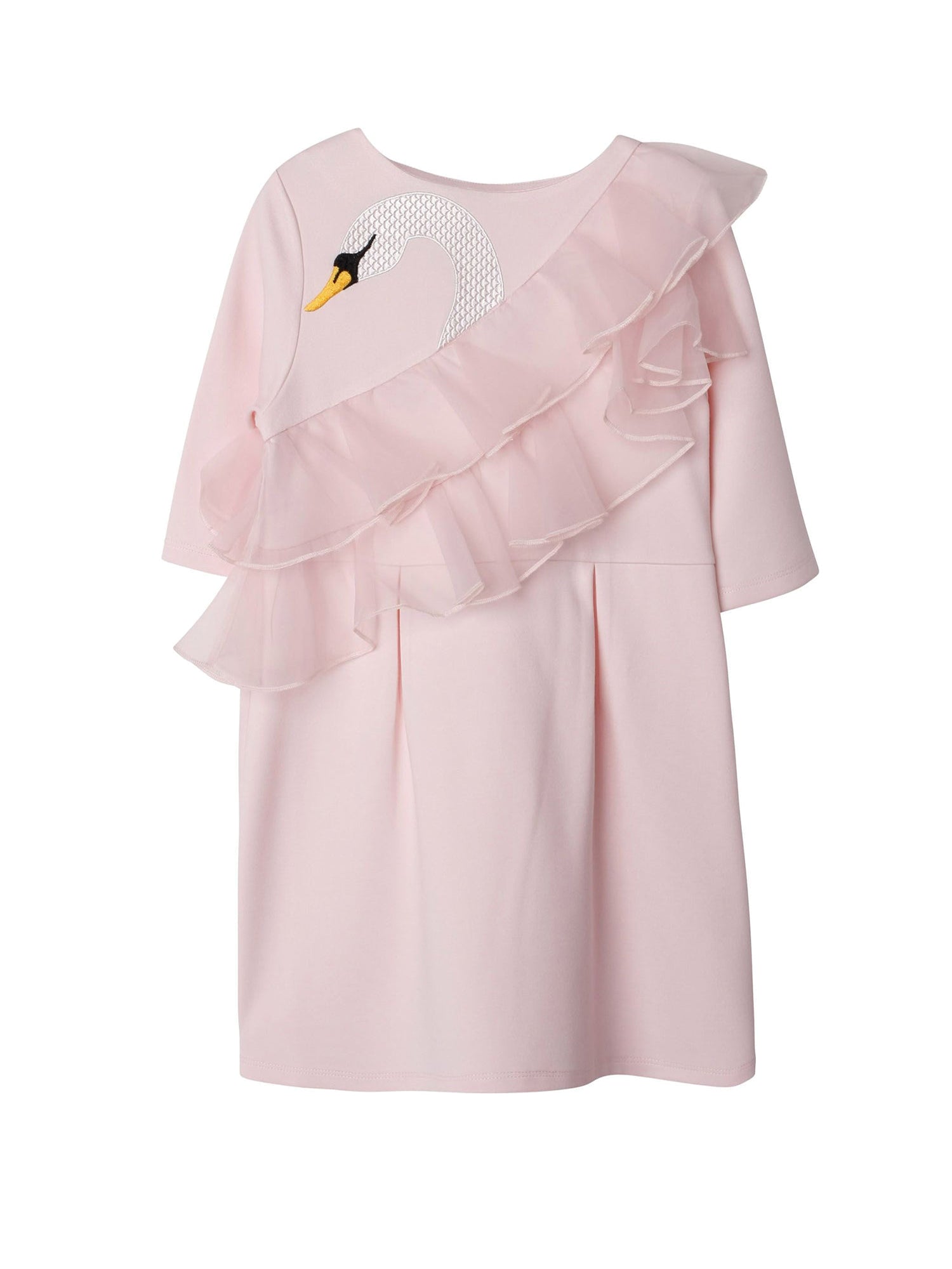 CHARABIA Robe en maille milano légère avec large - Rosée du matin