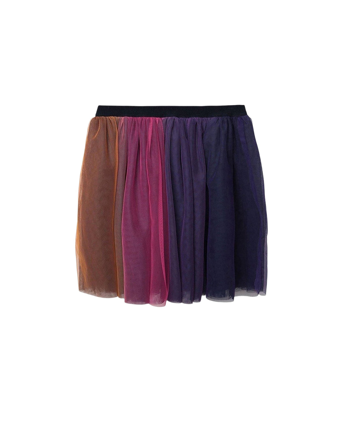 Jupe en tulle à taille élastiquée - Multico