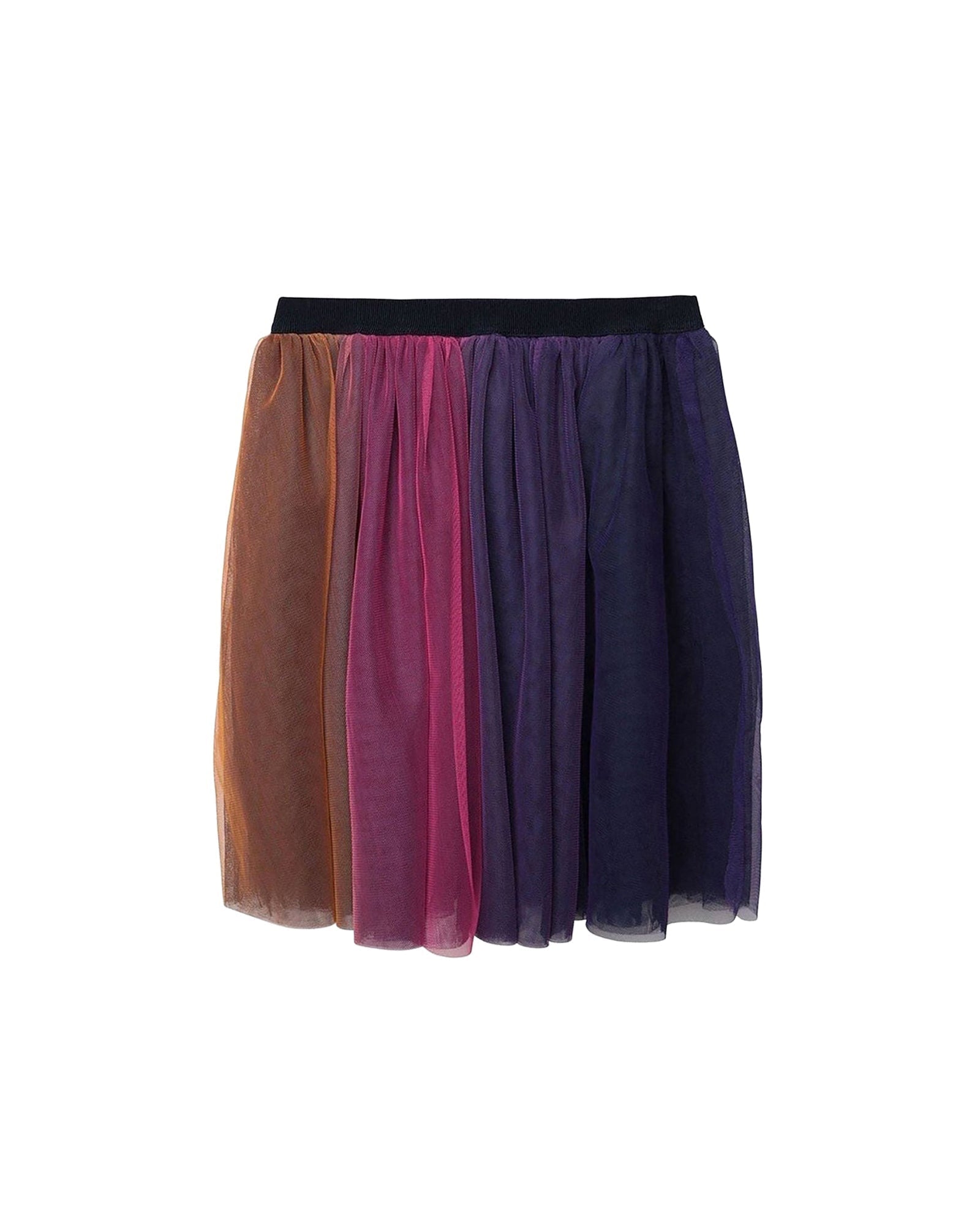 Jupe courte en tulle - Multicolor