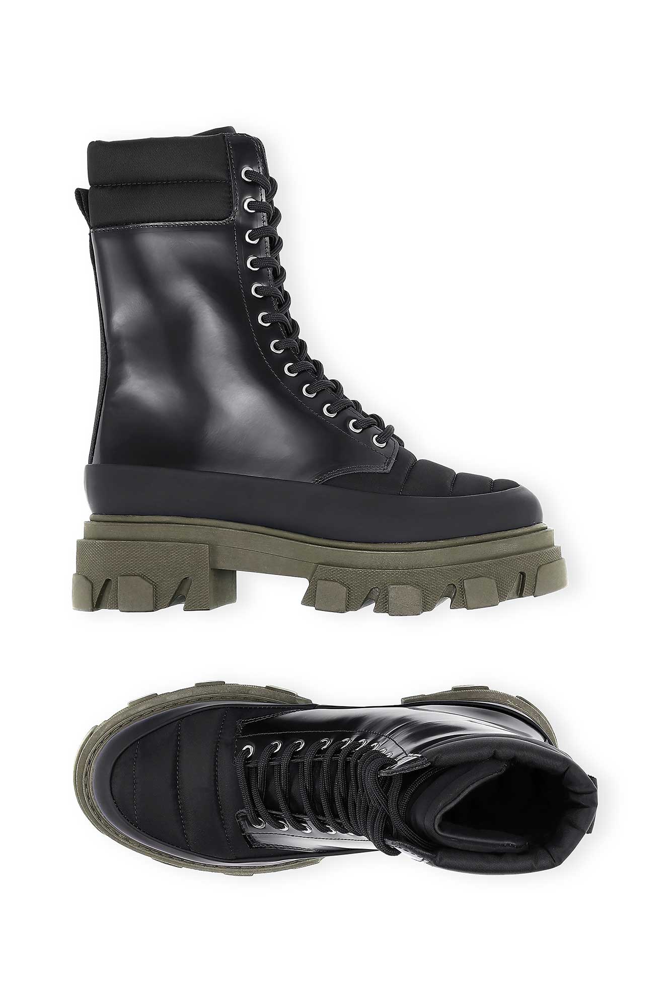 Bottes à lacets - Black