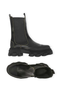 Bottines Chelsea en cuir - Black