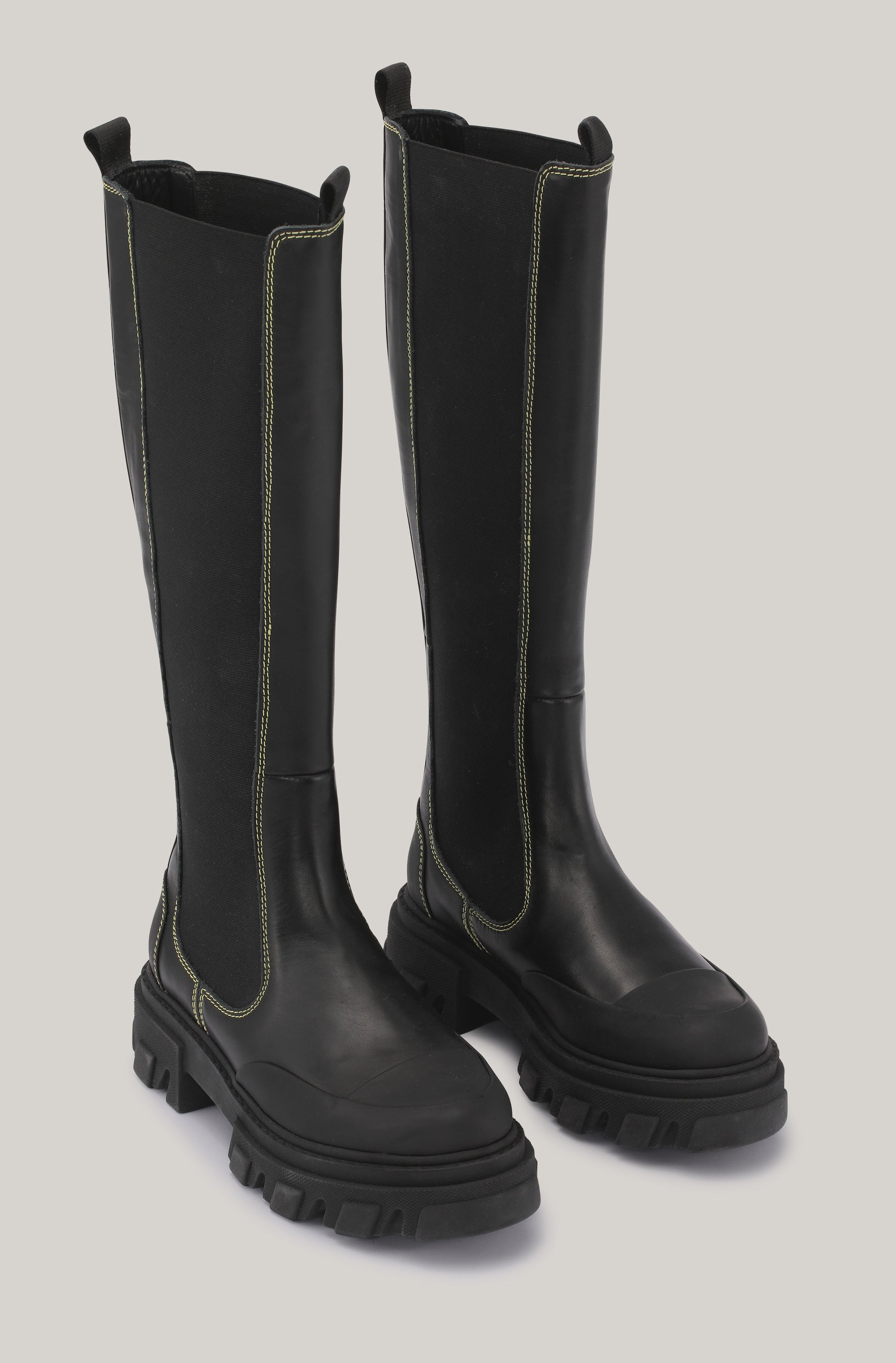 Bottes Chelsea en cuir - Black