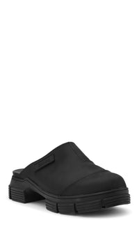 Mules City à talons - Black