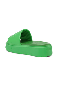 Mules avec logo - Kelly Green