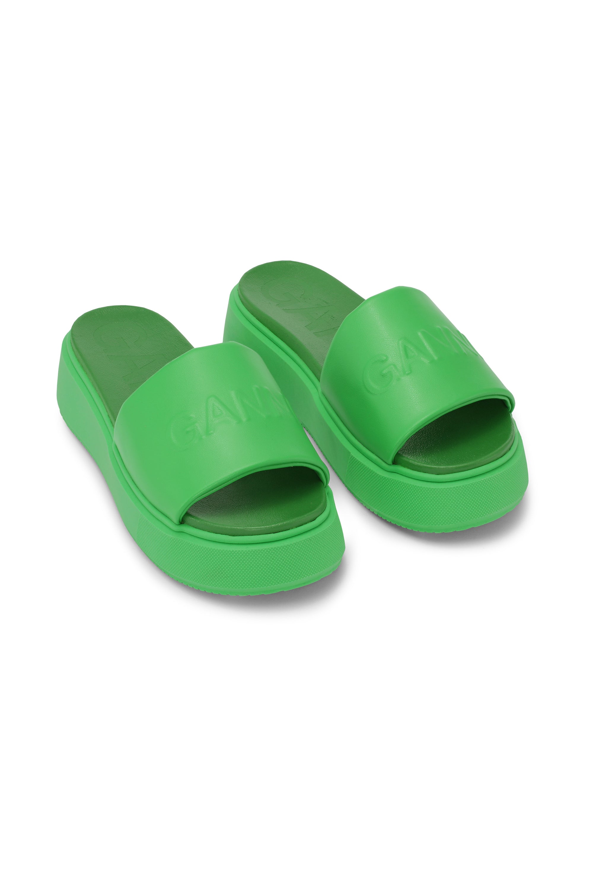 Mules avec logo - Kelly Green