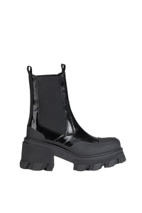 Bottines Chelsea à crampons en cuir - Black