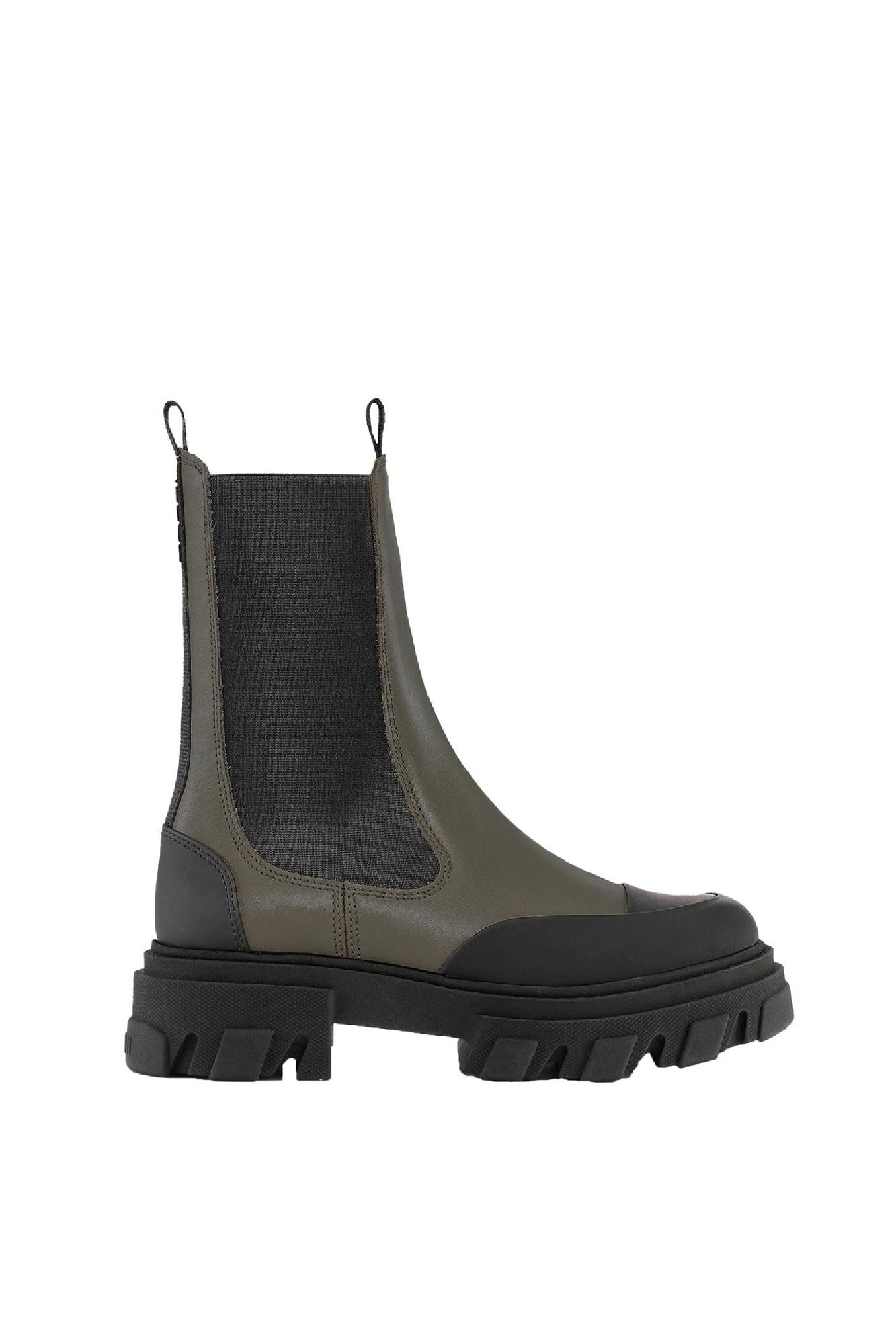 Bottines Chelsea mates en cuir - Kalamata