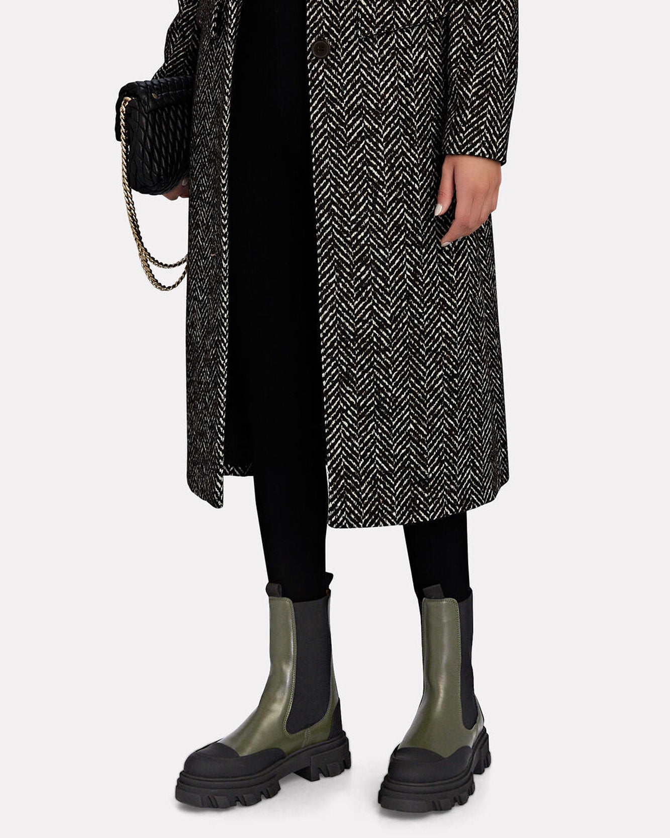 Bottines Chelsea mates en cuir - Kalamata