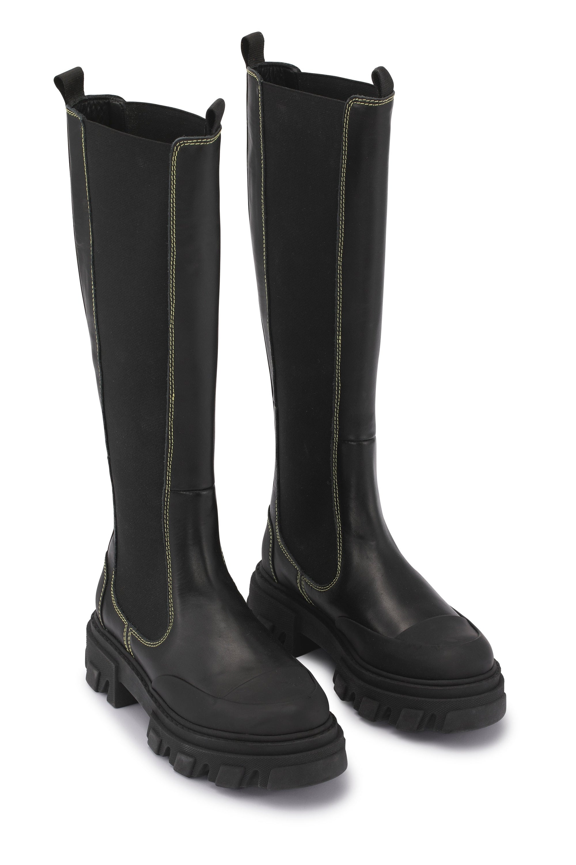 Bottes Chelsea en cuir - Black