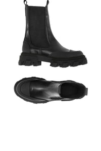 Bottines Chelsea à crampons en cuir - Black