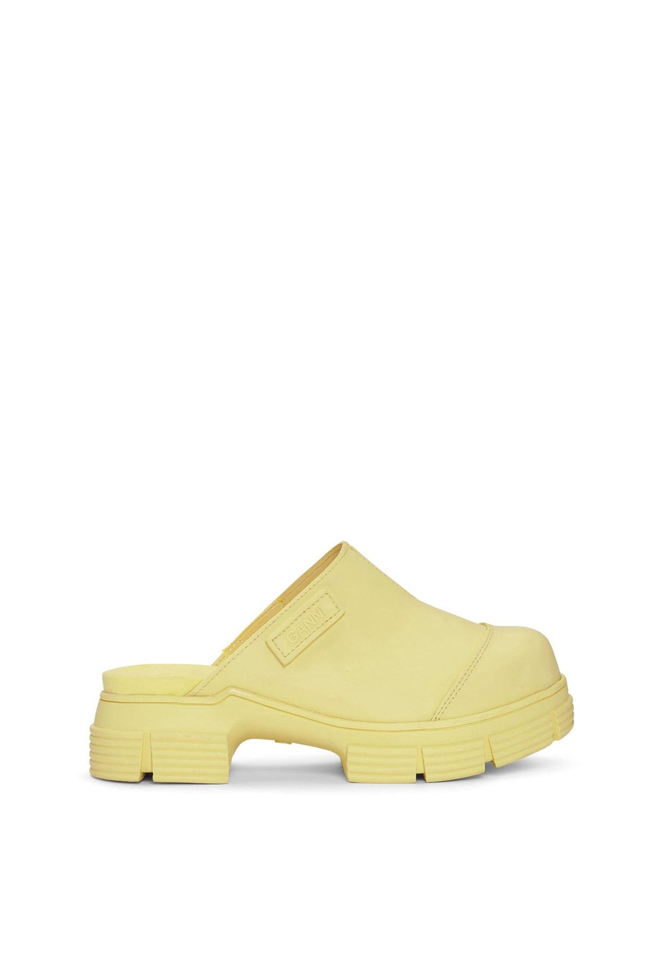 Mules City à talons - Pale Banana