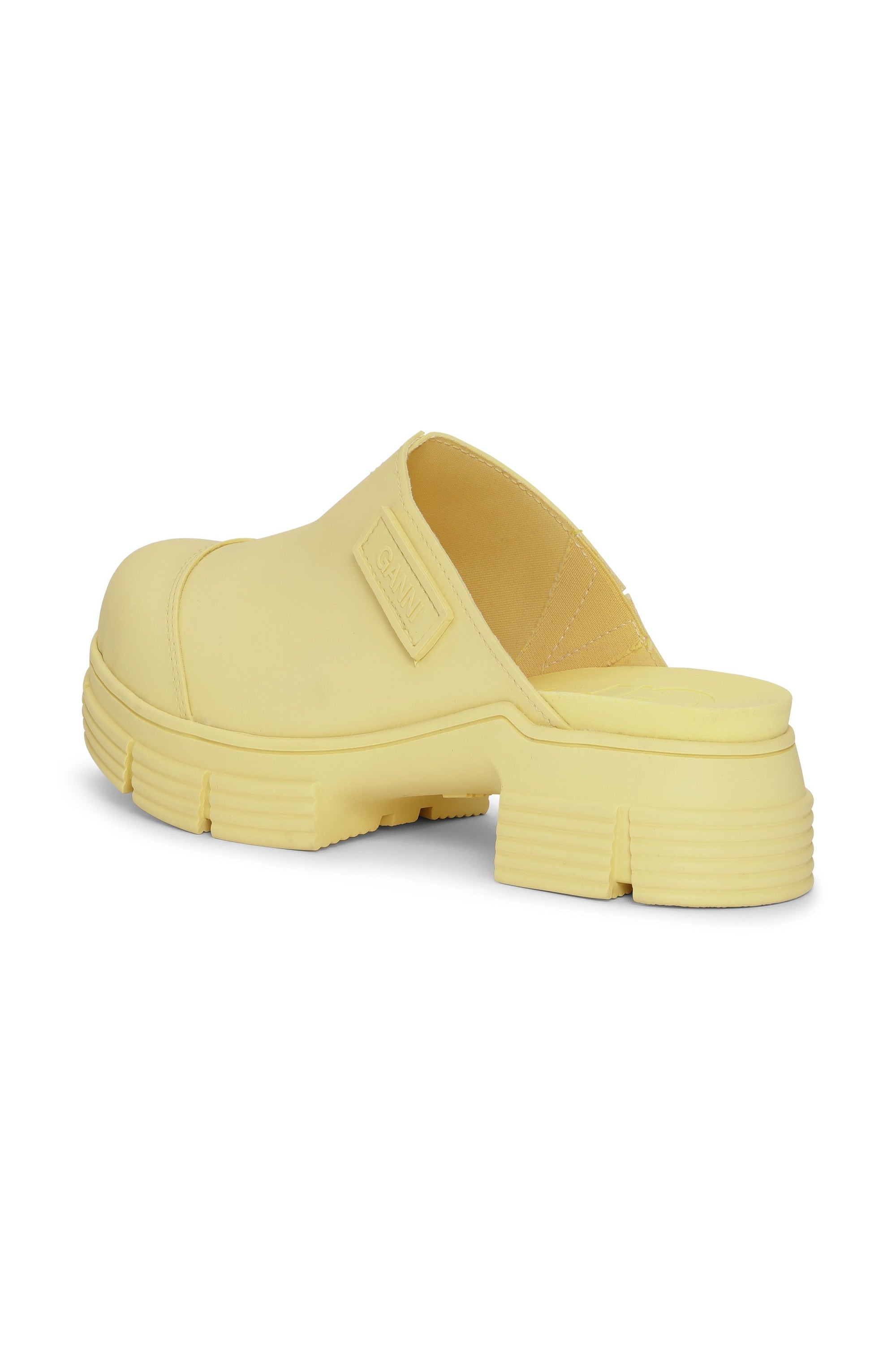 Mules City à talons - Pale Banana