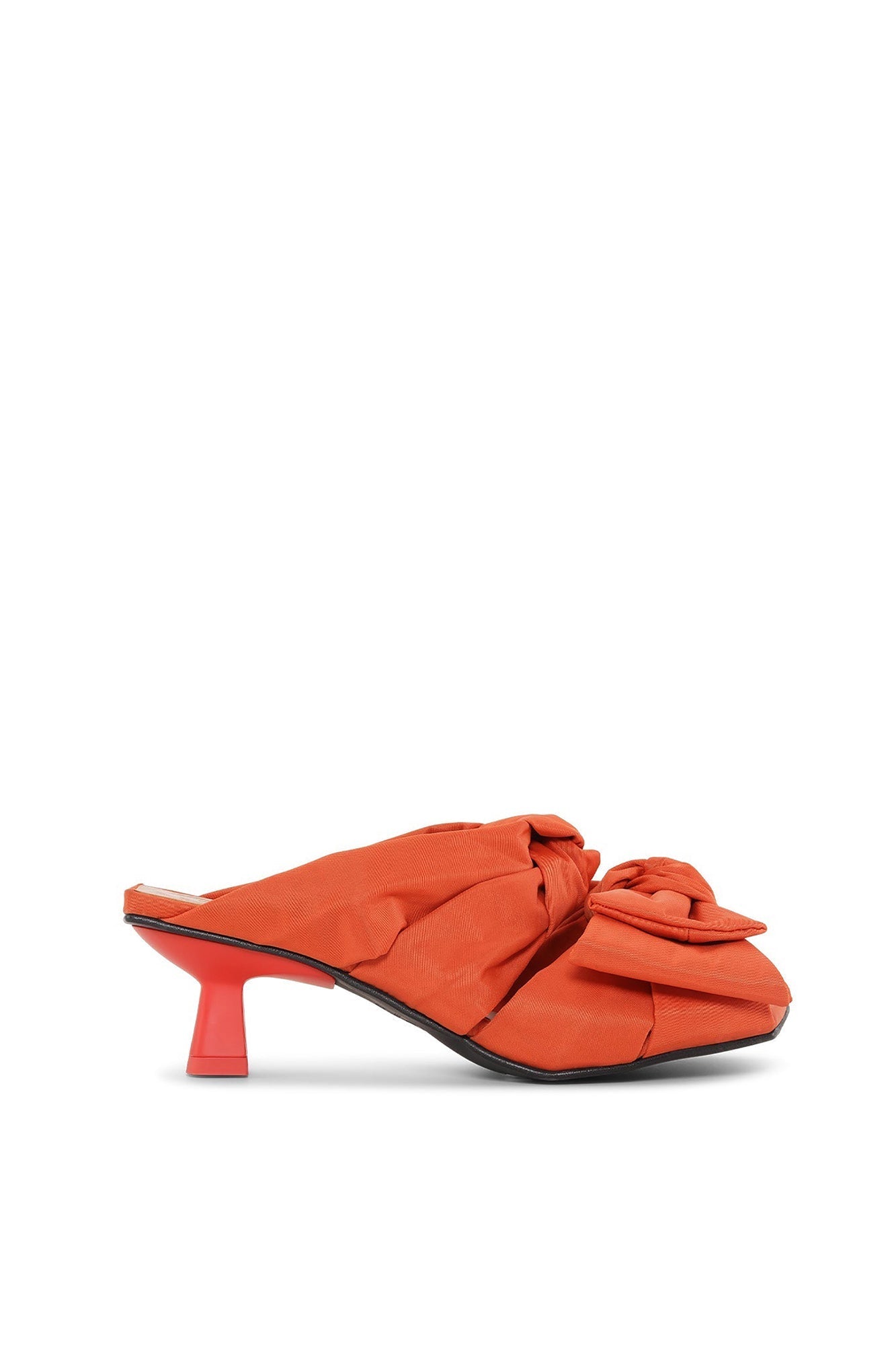 Sandales à petit talon Soft Bow - Orangeade