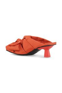 Sandales à petit talon Soft Bow - Orangeade