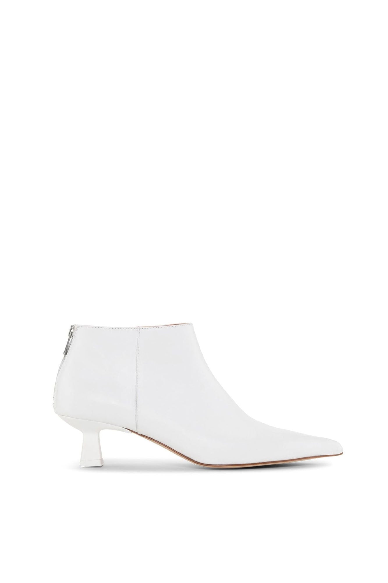 Bottines Soft Pointy en cuir - Egret