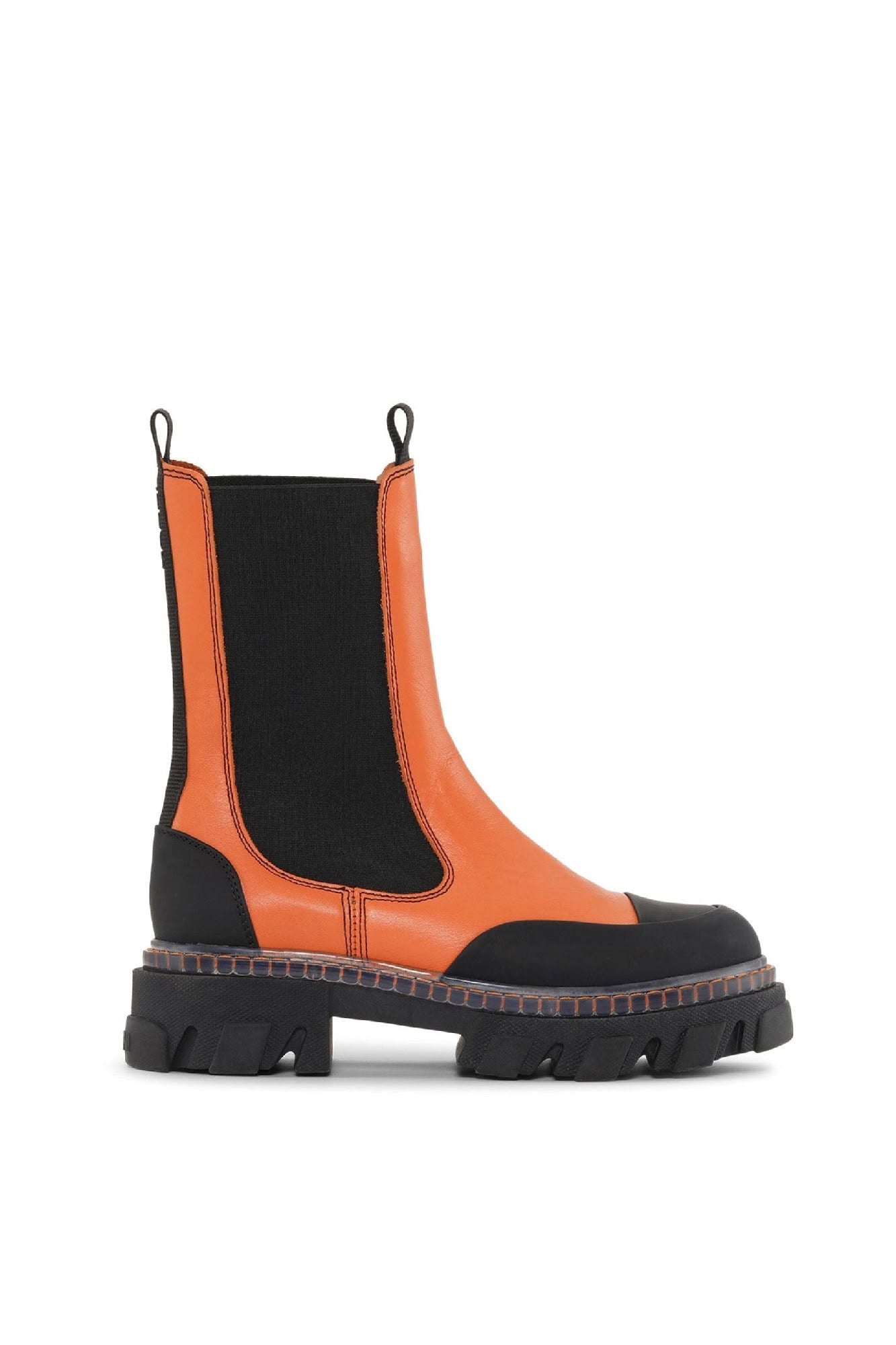 Bottines Chelsea à crampons en cuir - Orangeade