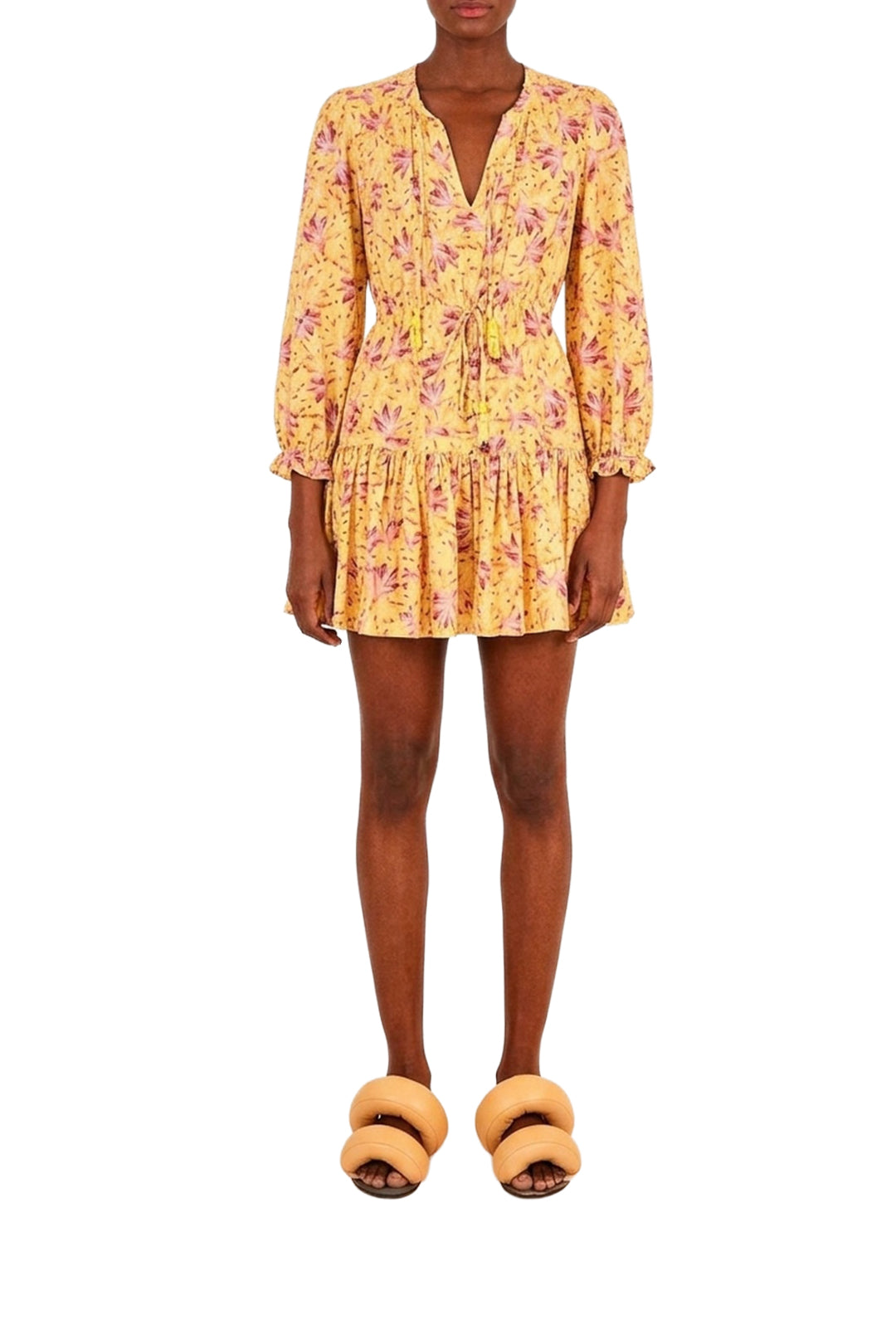 Banana Sunshine short dress - Yellow