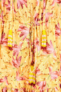 Banana Sunshine short dress - Yellow