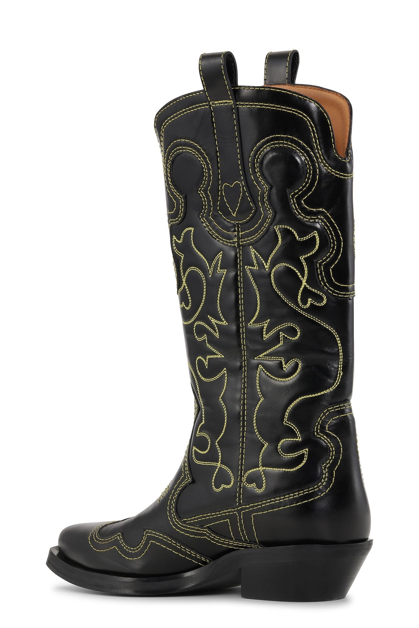 Bottes Western en cuir - Black