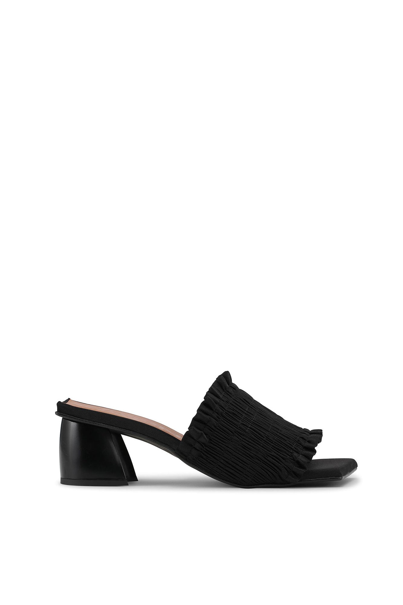 Mules en smocks - Black