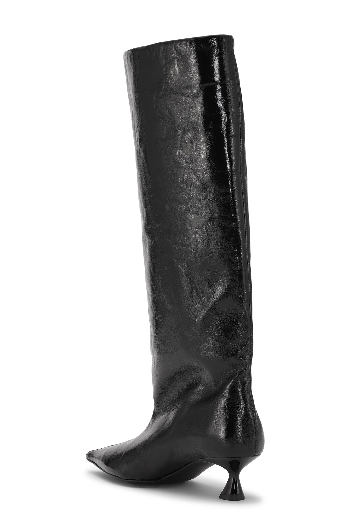 Bottes à talons pointues - Black