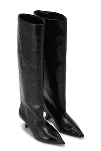 Bottes à talons pointues - Black