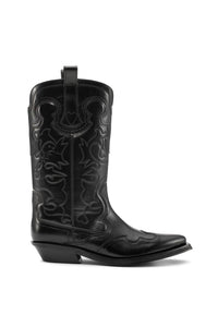 Bottes Western en cuir - Black