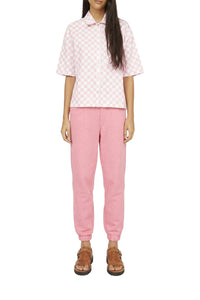 Blouse Tony à damier - Candy Pink