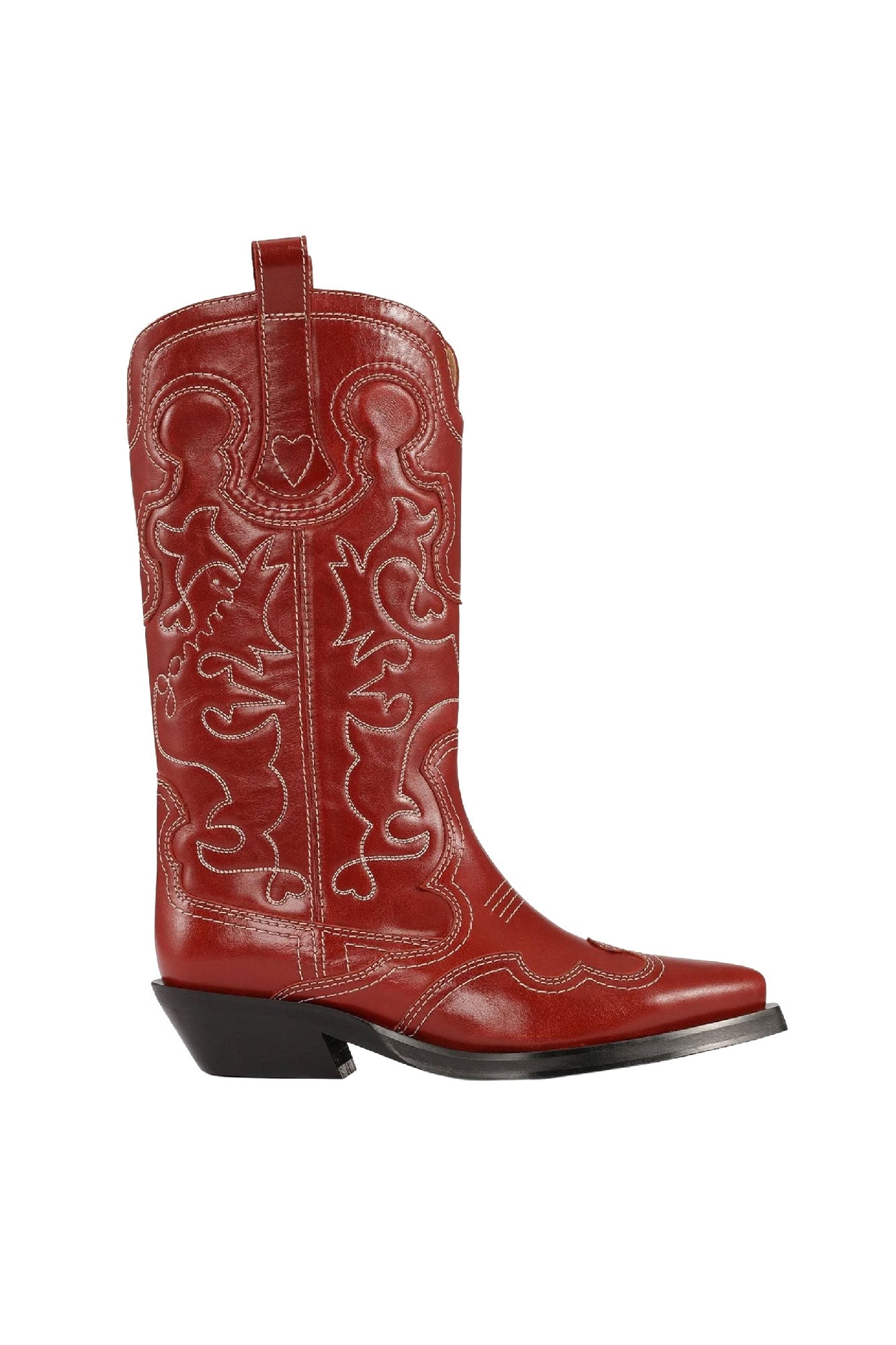 Bottes Western en cuir - Barbados Cherry