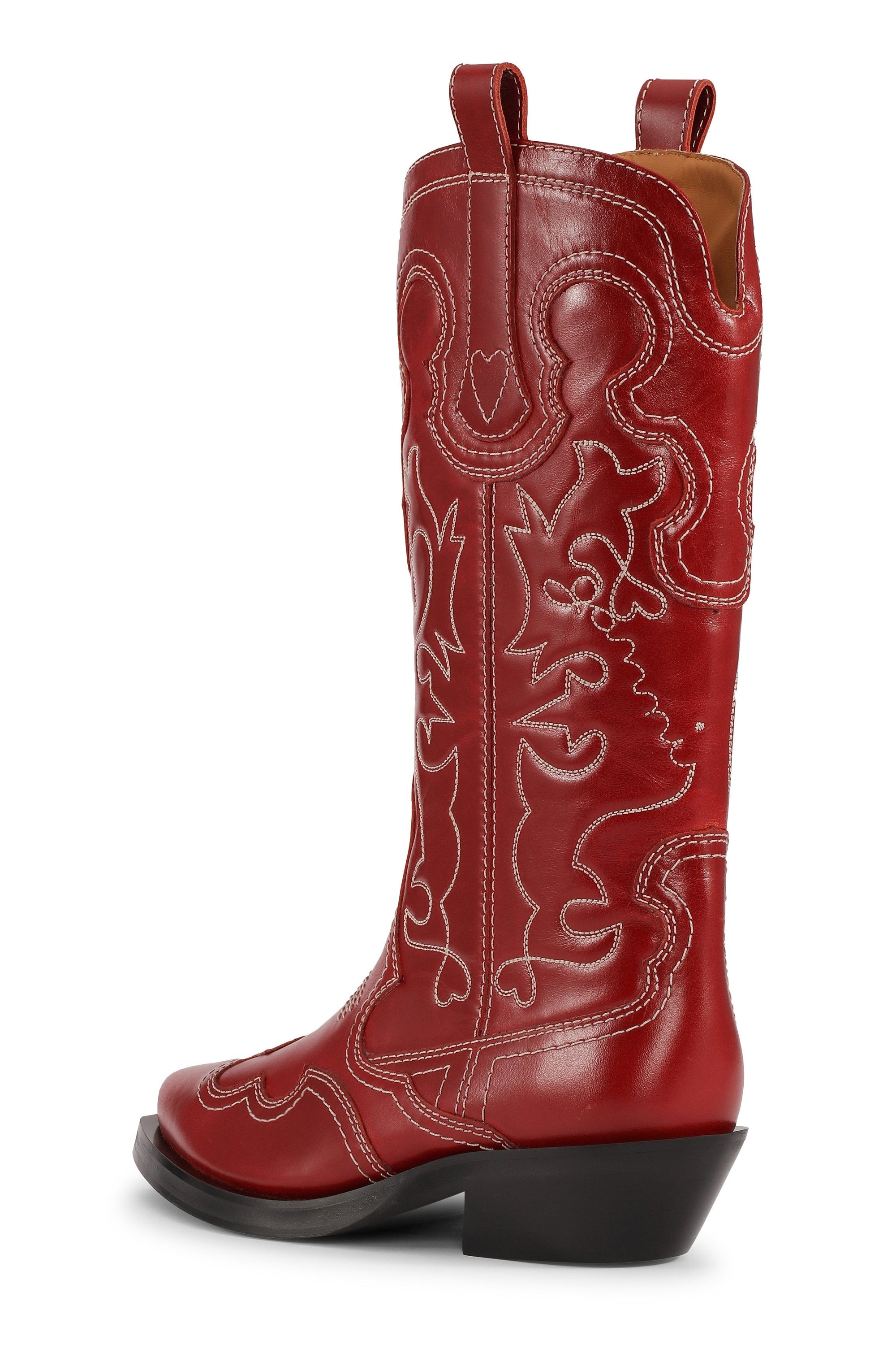 Bottes Western en cuir - Barbados Cherry