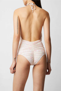 Falcon seashell swimming costume - Soft Pink