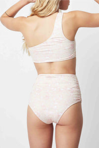 Haut de maillot Lino à motif coquillages - Soft Pink