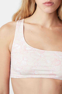 Haut de maillot Lino à motif coquillages - Soft Pink