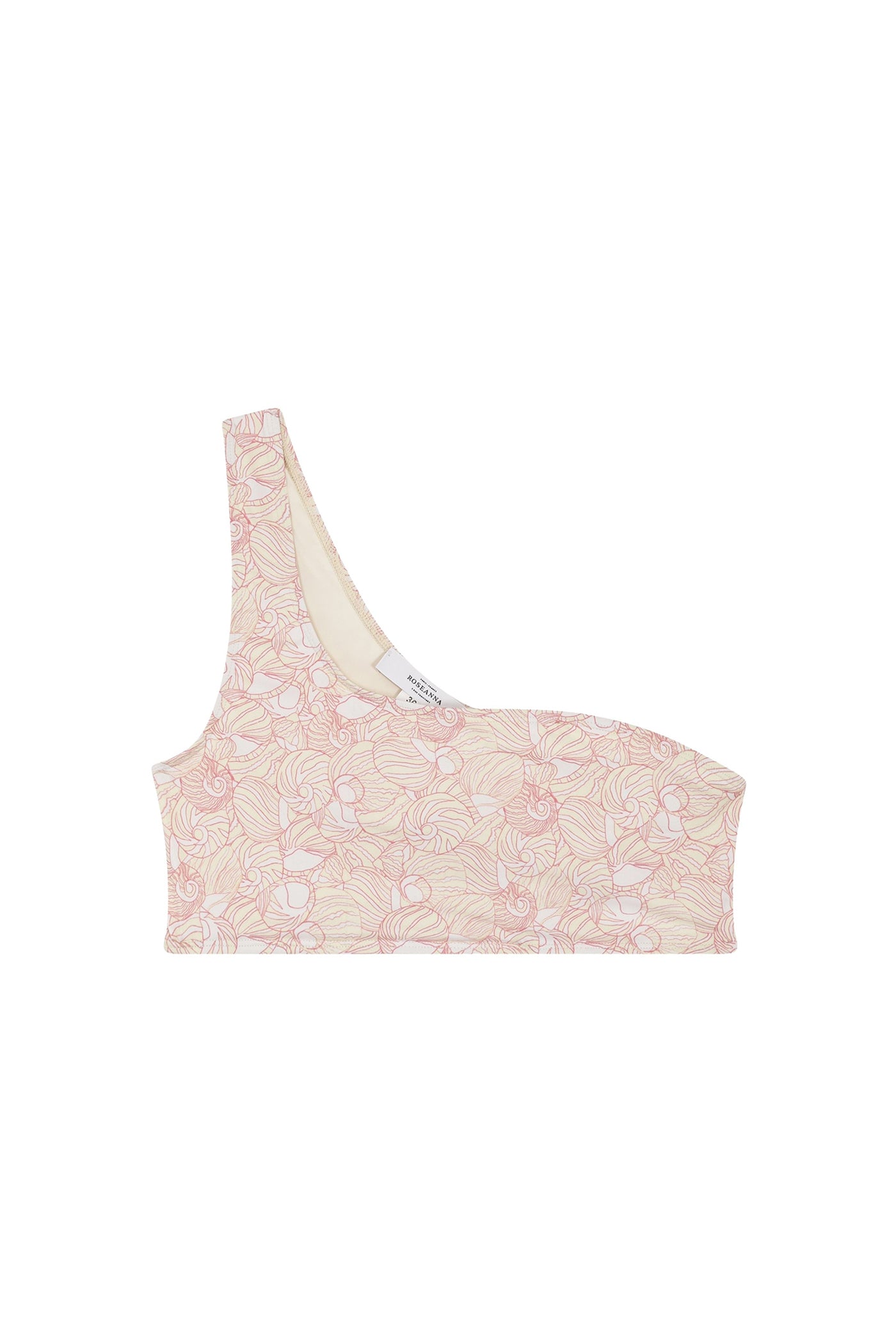 Haut de maillot Lino à motif coquillages - Soft Pink