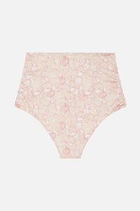 Bas de maillot Vito à motif coquillages - Soft Pink