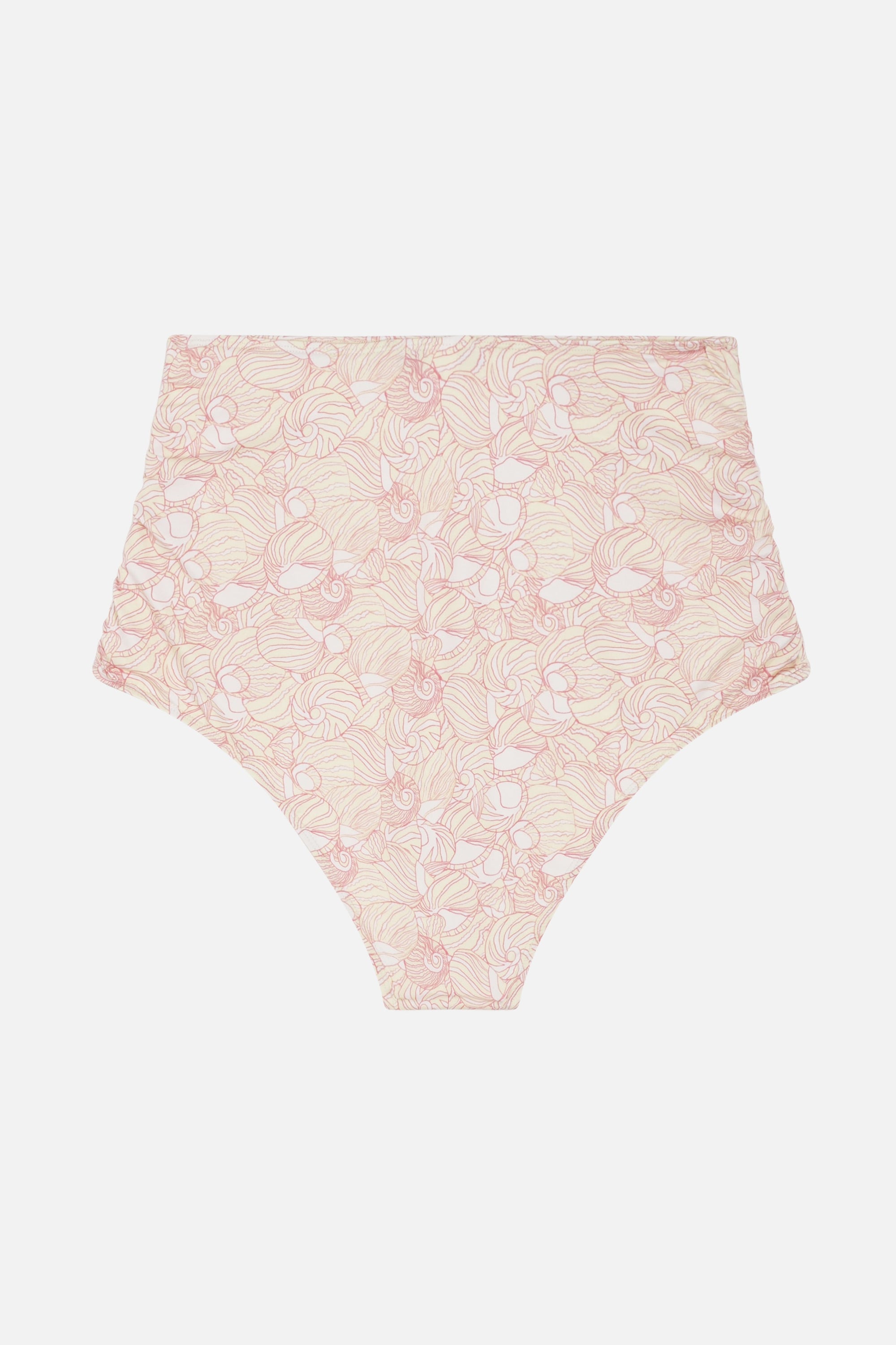 Bas de maillot Vito à motif coquillages - Soft Pink