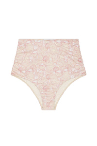 Bas de maillot Vito à motif coquillages - Soft Pink
